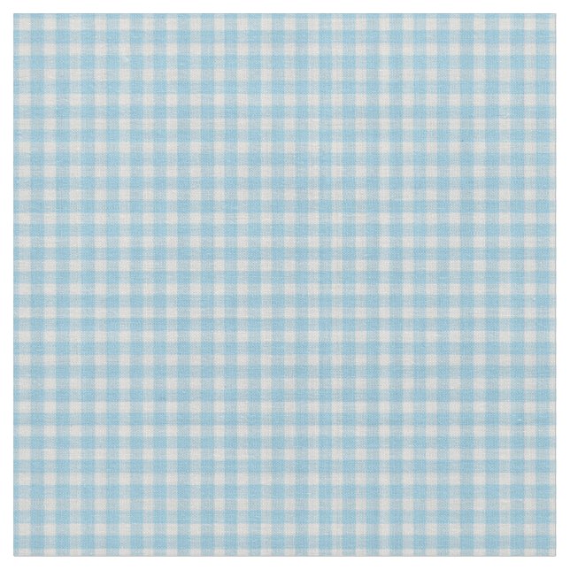 Tissu Vichy bleu barbeau vif (Fermer)