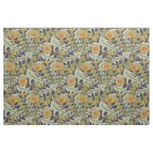 Tissu Victorienne époque Art Nouveau Dandelion Flower Mo