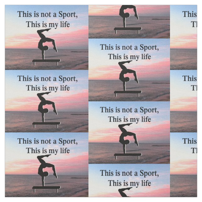 TISSU VIE D'UN GYMNAST (Échantillon)