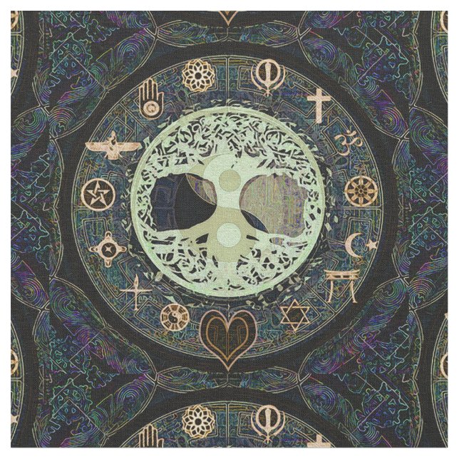 Tissu Vie paisible (Fermer)