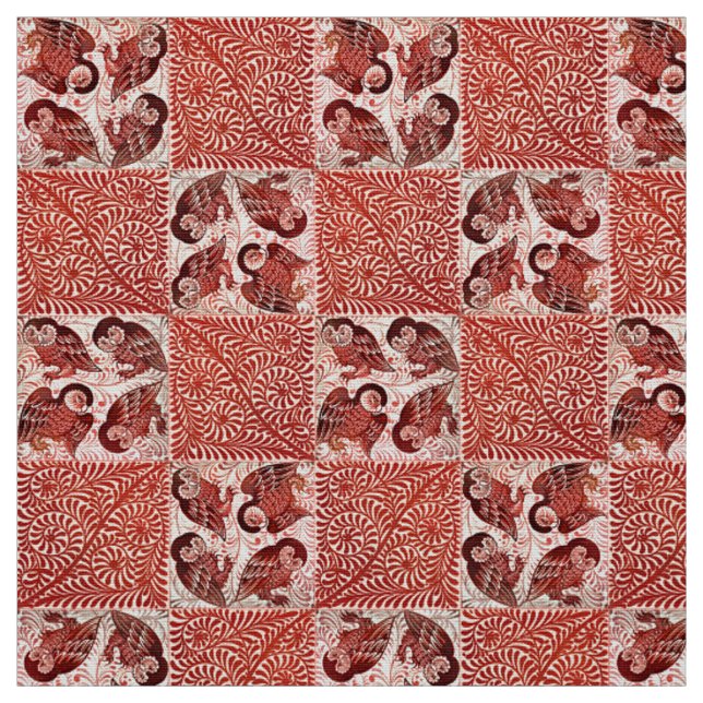 Tissu Vieille conception victorienne botanique pour des (Échantillon)