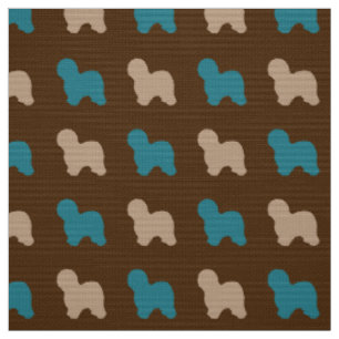 Tissu Vieux chien de garde anglais