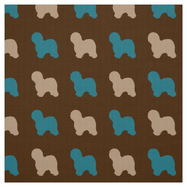 Tissu Vieux chien de garde anglais (Échantillon)