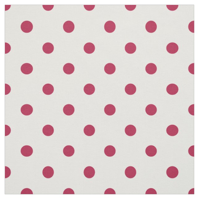 Tissu Vieux Pois rouges de gloire (Échantillon)