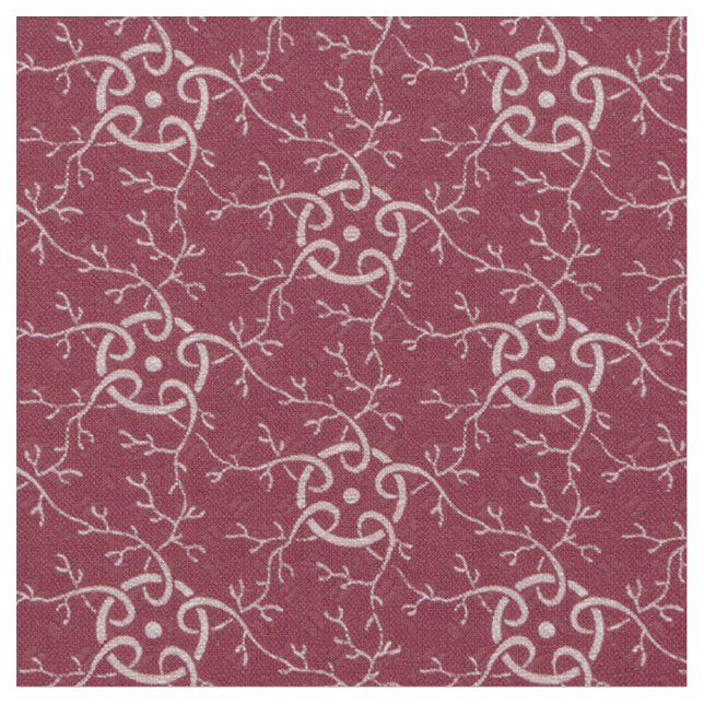 Tissu Vignes et anneaux 1920 (Fermer)
