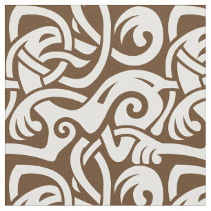 Tissu Viking Celtic Intertwining Motif animal