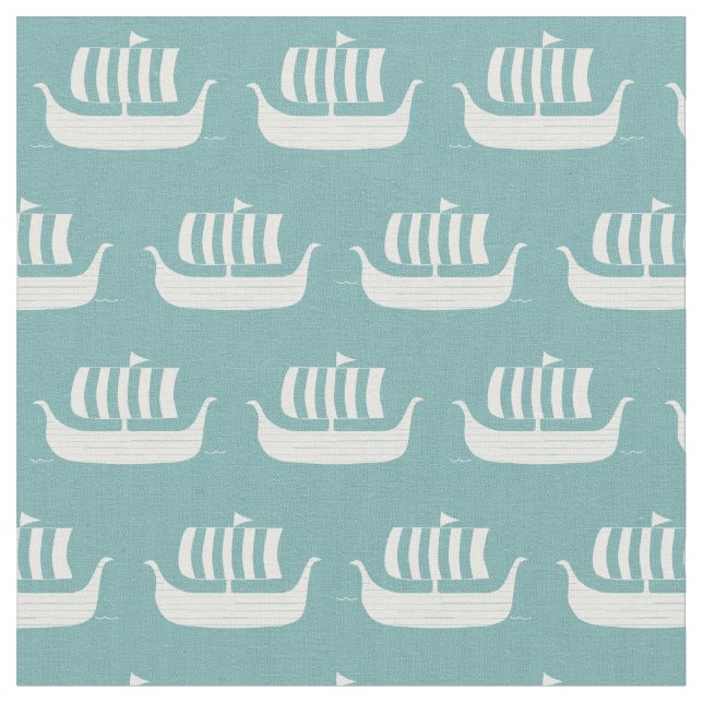Tissu Viking ships (Fermer)