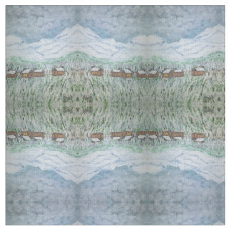 Tissu Village des Montagnes