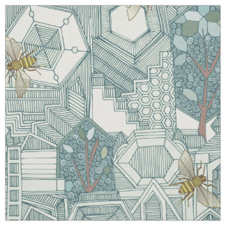 Tissu ville d'hexagone