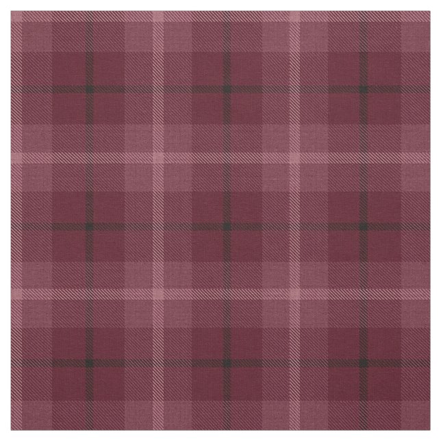 Tissu Vin, prune rouge, plaid noir/blanc pourpre de (Échantillon)