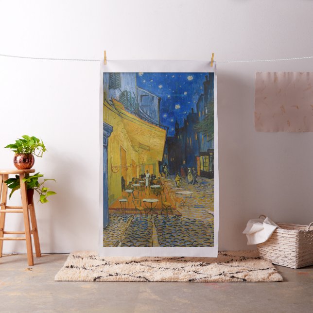 Tissu Vincent van Gogh - Café Terrasse en soirée (In Situ)