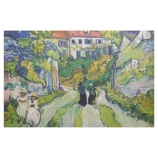 Tissu Vincent van Gogh - Escalier à Auvers (Yard)