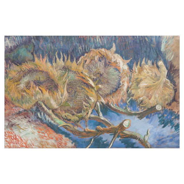 Tissu Vincent van Gogh - Fleurs de soleil coupées en qua (Yard)