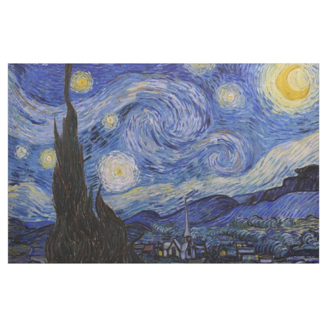 Tissu Vincent Van Gogh - La nuit étoilée (Yard)