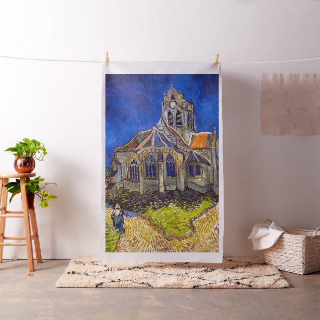 Tissu Vincent van Gogh - L'église d'Auvers (In Situ)