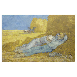 Tissu Vincent Van Gogh - Mion, Repos / Travail / Siesta