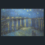 Tissu Vincent van Gogh - Nuit étoilée sur le Rhône<br><div class="desc">Nuit étoilée sur le Rhône / Nuit étoilée sur le Rhône - Vincent van Gogh,  Huile sur toile,  1888,  Arles</div>