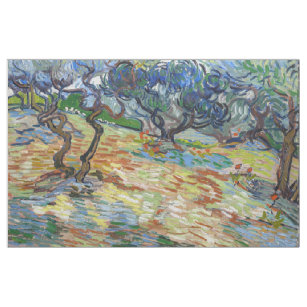 Tissu Vincent van Gogh - Oliviers : Ciel bleu vif