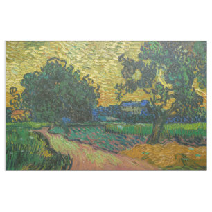 Tissu Vincent van Gogh - Paysage à Twilight