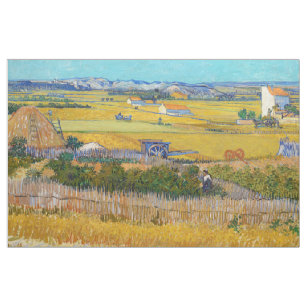 Tissu Vincent van Gogh - Récolte à La Crau