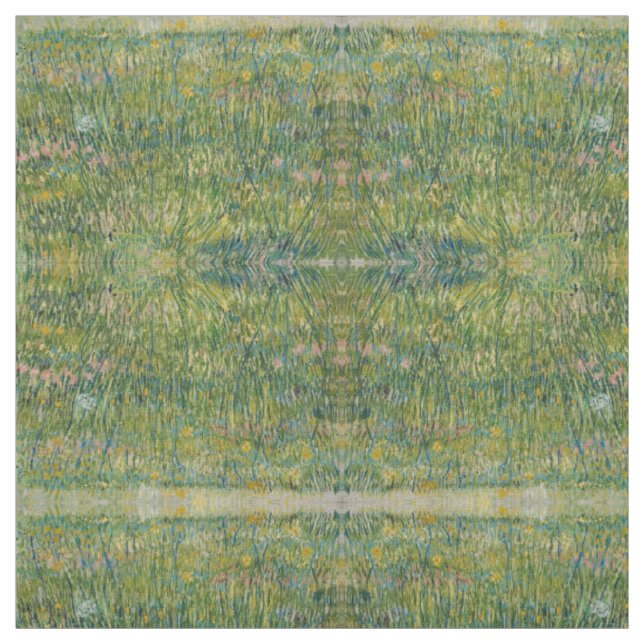 Tissu Vincent van Gogh - Tache d'herbe (Échantillon)