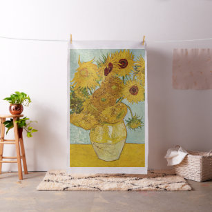 Tissu Vincent Van Gogh - Vase avec douze tournesols