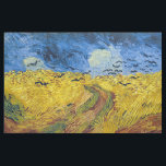 Tissu Vincent van Gogh - Wheatfield with Crows<br><div class="desc">Wheatfield with Crows / Champ de ble aux corbeaux - Vincent van Gogh,  1890 à Auvers-sur-Oise</div>