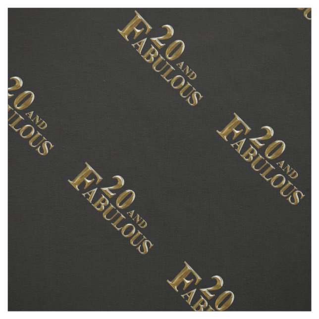 Tissu Vingt et Fabuleux  (Échantillon)