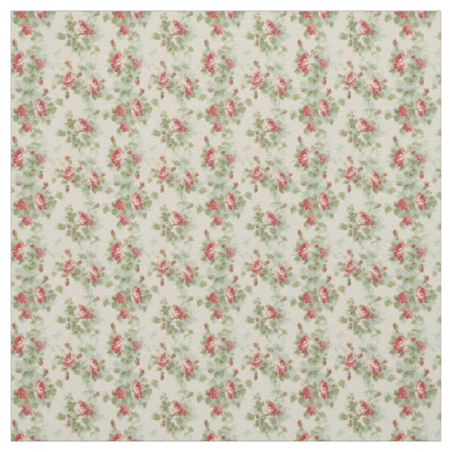Tissu Vins Roses du jardin Chic (Échantillon)