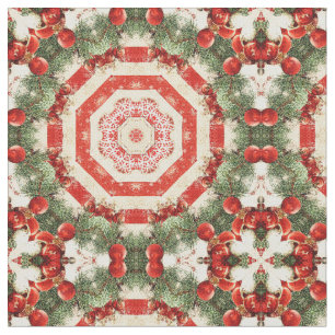 Tissu Vintage antique Noël Thème Partie 1 Ephémère