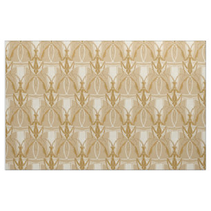 Tissu Vintage Art Nouveau prier Mantis Motif
