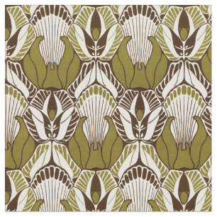 Tissu Vintage Art nouveau Sigalion Motif par K. Moser