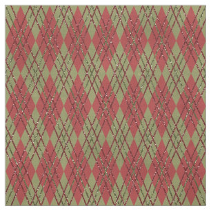 Tissu Vintage Classique Chic Jacquard Plaid Tartan Motif