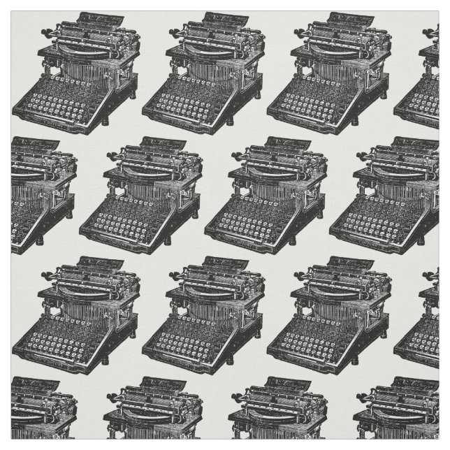 Tissu vintage de machine à écrire (Échantillon)