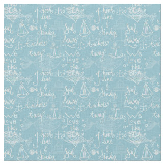 Tissu vintage de style de cottage de plage