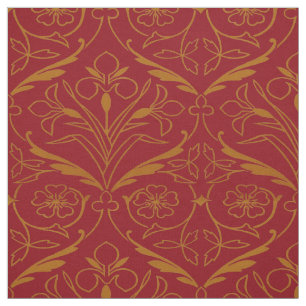 Tissu Vintage époque victorienne Thomas Crane Motif Flor