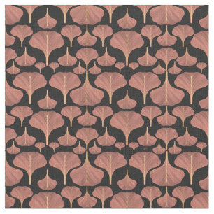 Tissu Vintage Gingko Black Floral