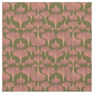 Tissu Vintage Gingko Green Floral