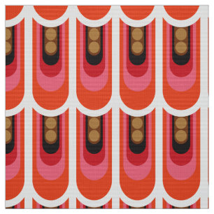 Tissu Vintage Mid-Century Moderne des années 60 les ann