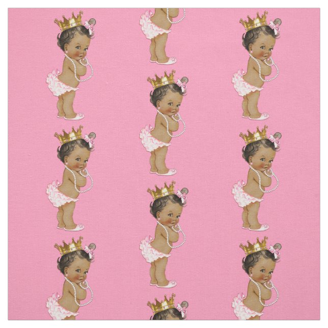 Tissu Vintage petite princesse ethnique (Échantillon)