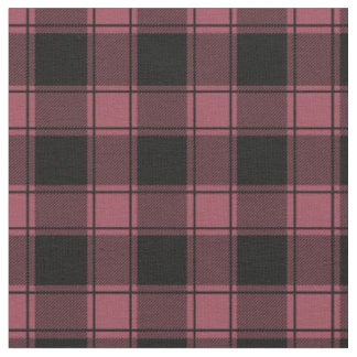Tissu Vintage rose et noir carreau de Buffalo