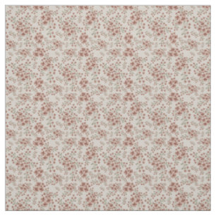 Tissu Vintage rose Fleur sauvage Rustique Campagne Charm