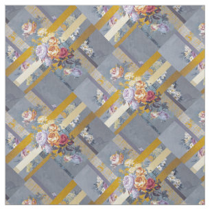 Tissu Vintage Trellis Bloom