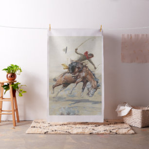 Tissu Vintage Western Bucker CM Russell-Lg Imprimer