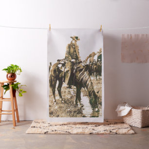 Tissu Vintage Western Cowboy Watse - Lg Imprimer