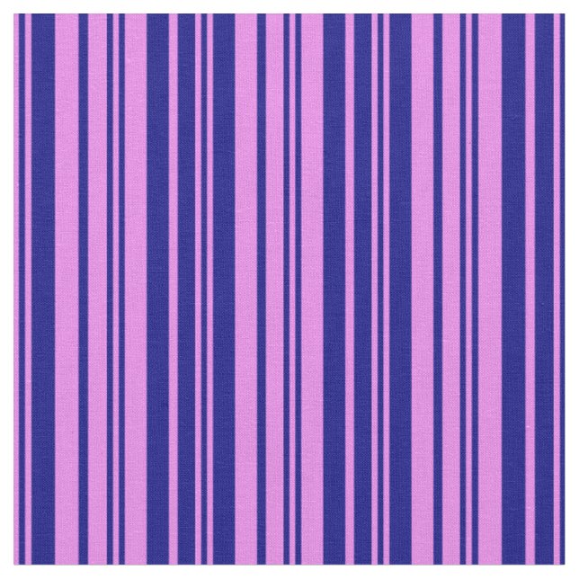 Tissu Violet & Bleu Couleur Linu/Motif rayé (Fermer)
