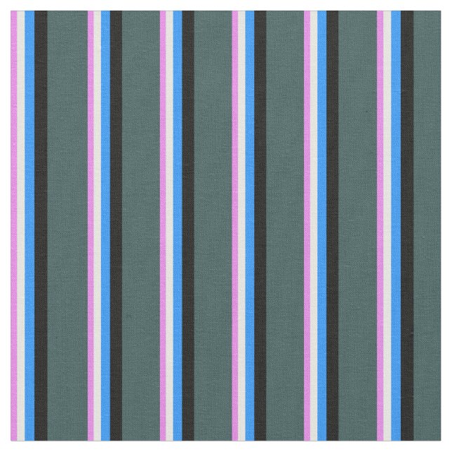 Tissu Violet, Crème à la menthe, Bleu, Noir et gris ardo (Fermer)