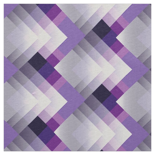 Tissu Violet et blanc (Échantillon)