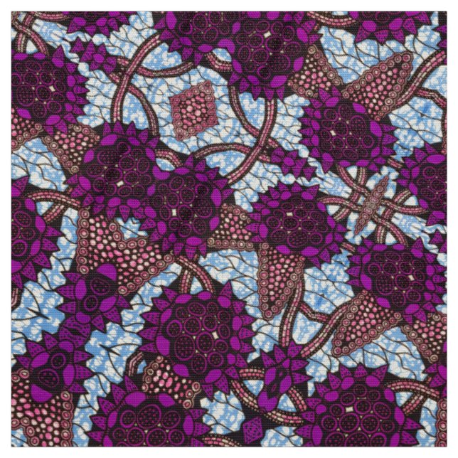Tissu violet et bleu (Échantillon)