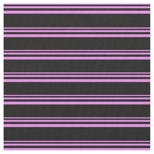 Tissu Violet et Motif noir (Fermer)